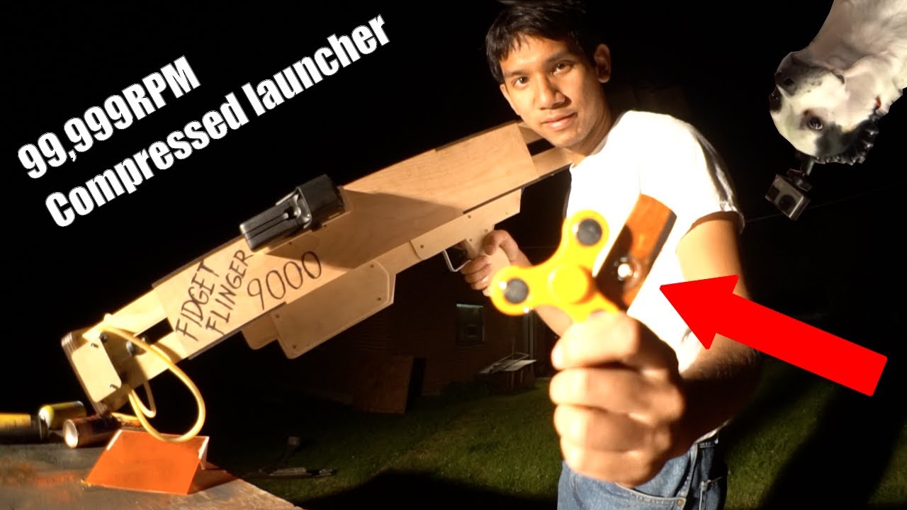 This Guy Created A Fidget Spinner Bazooka And Destroyed Hella Shit